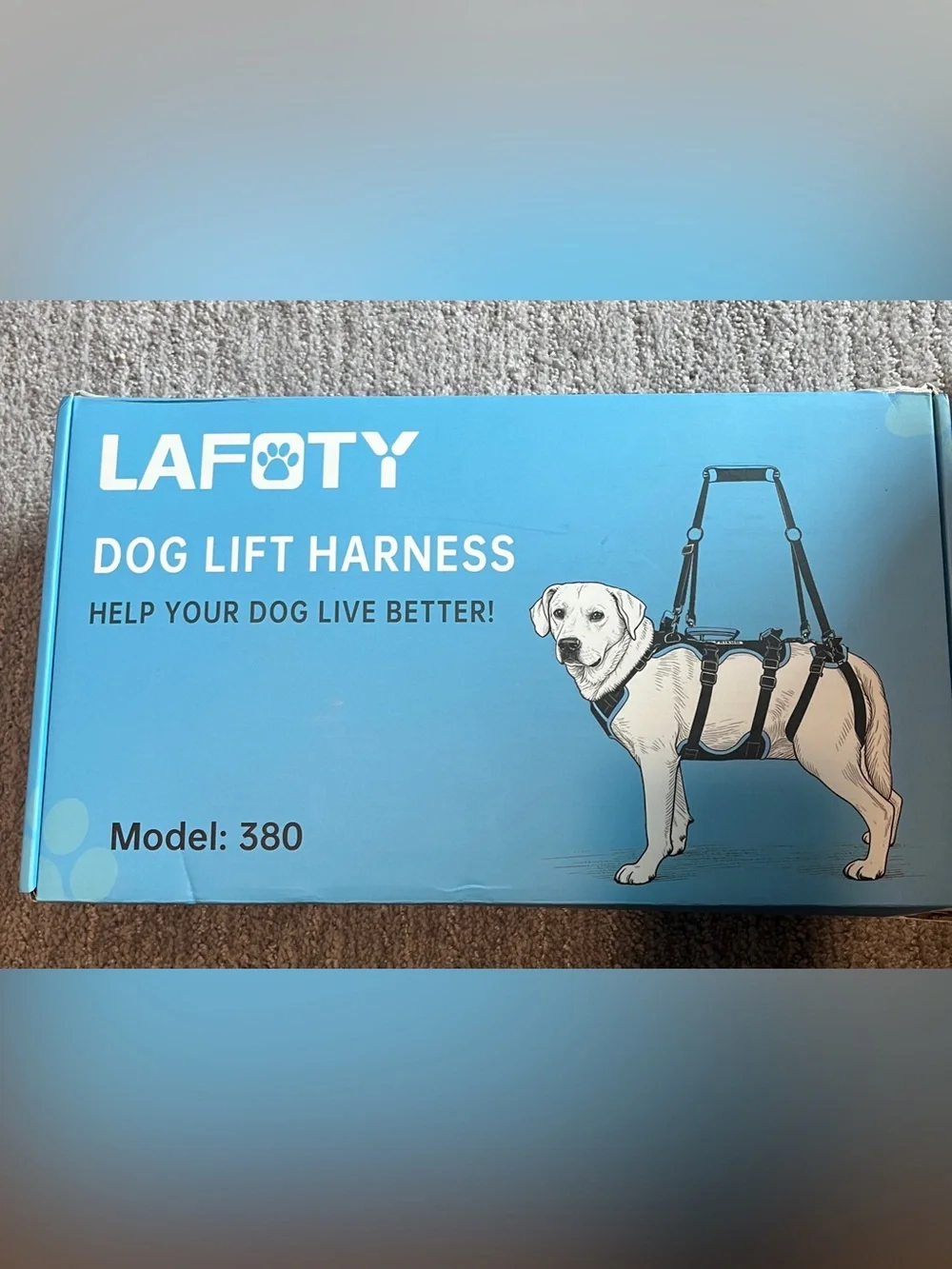Dog Lift Harness for Large Male Dogs, 2-in-1, Back Leg Support & Mobility Assist